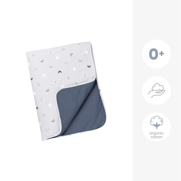 Doomoo Dream blanket 75x100cm, Blue Grey Moon - Doomoo