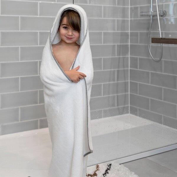 Doomoo Dry and Play полотенце с капюшоном XL, White - Doomoo