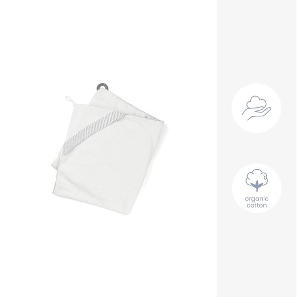 Doomoo Dry and Play hooded towel XL, White - Doomoo