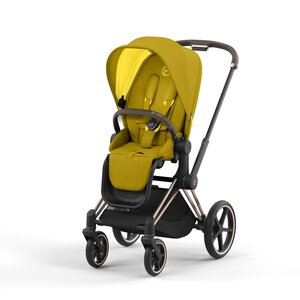 Cybex Priam stroller set Mustard Yellow, Rose Gold frame - Cybex