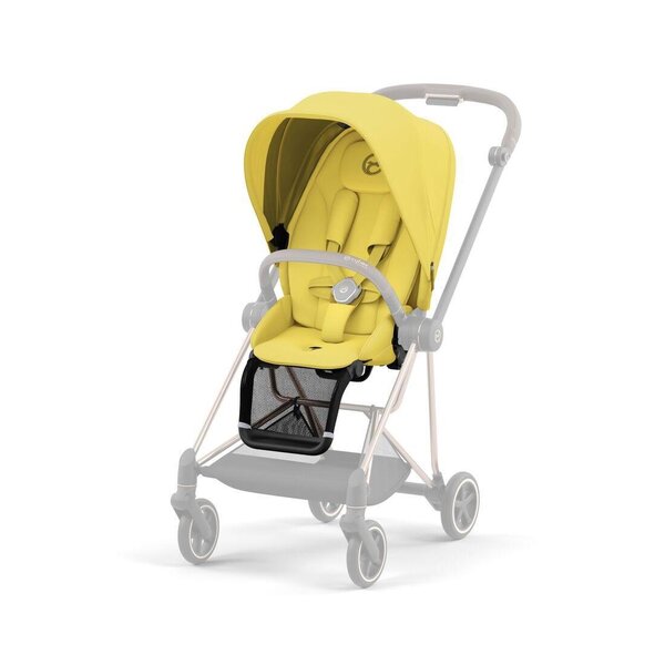 Cybex Mios V3 kergkäru Mustard Yellow, Rose Gold raamiga - Cybex