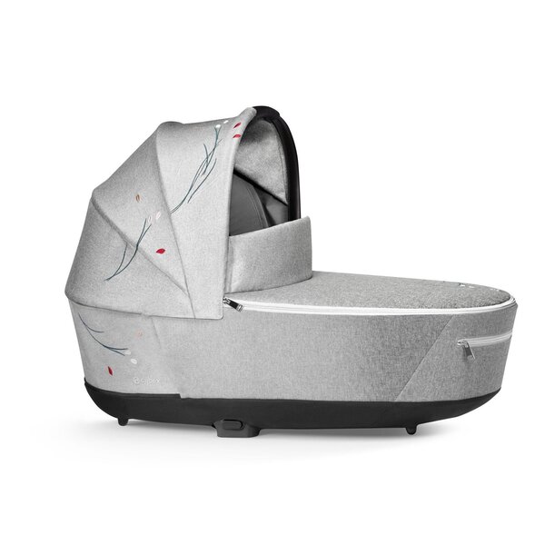 Cybex Priam V4 vankrikomplekt Fashion Koi, kroom raam, pruun lükkesang - Cybex