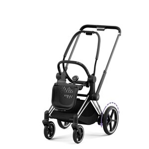 Cybex ePriam V4 Frame with Seat Hardpart Chrome Black - Bugaboo