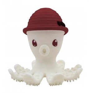 Mombella teether Octopus Red - Teddykompaniet