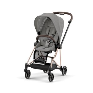 Cybex Mios stroller web set V3 Plus Manhattan Grey + Rose Gold Frame - Cybex