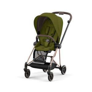 Cybex Mios stroller web set V3 Khaki Green + Rose Gold Frame - Cybex