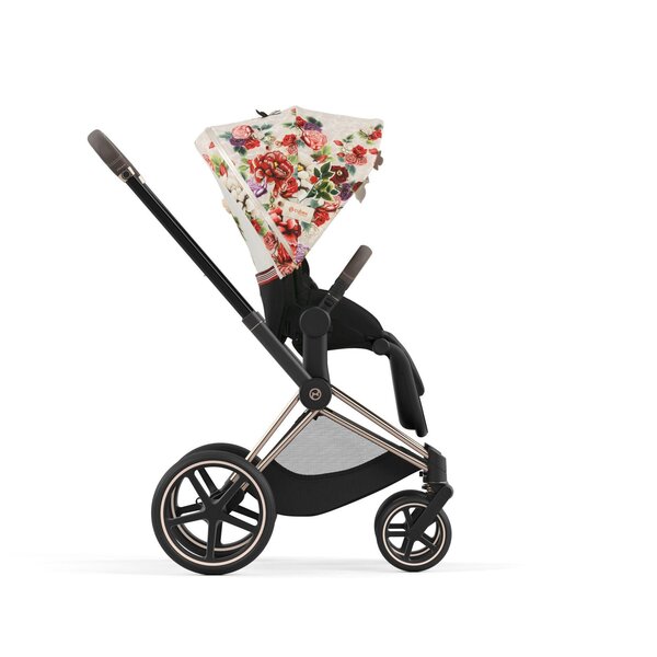 Cybex Priam V4 stroller set Spring Blossom Light, Frame Rose Gold - Cybex