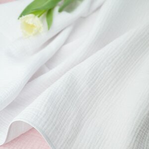Nordbaby muslin tekk 85x85cm, Blanke White - Nordbaby
