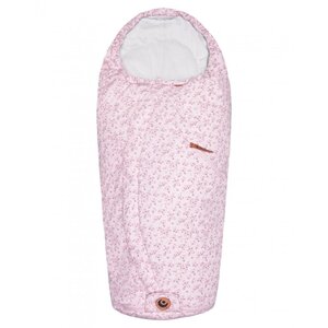 Easygrow Lyng footmuff, Floral Pink  - Easygrow