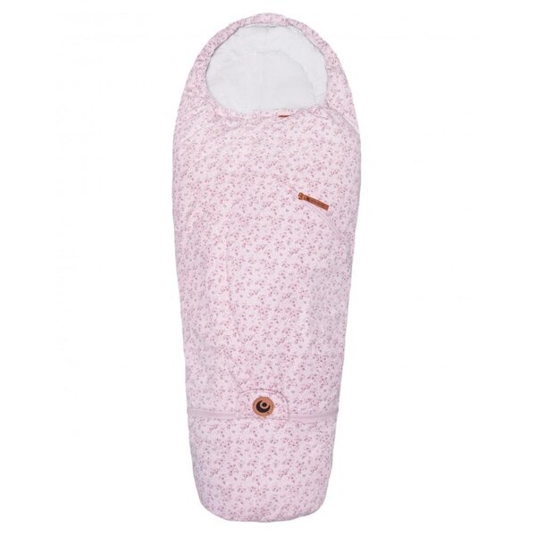 Easygrow Lyng footmuff, Floral Pink  - Easygrow