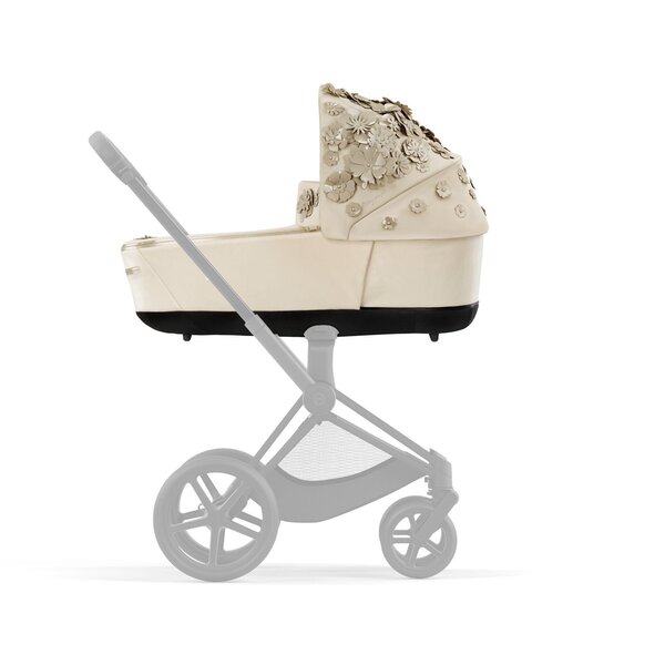 Cybex Priam/ePriam V4 Lux carry cot Simply Flowers Nude Beige - Cybex