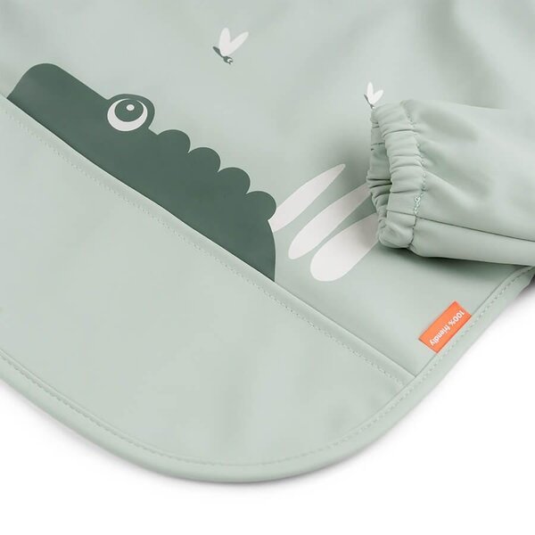 Done by Deer sleeved pocket bib Deer Friends - Done by Deer