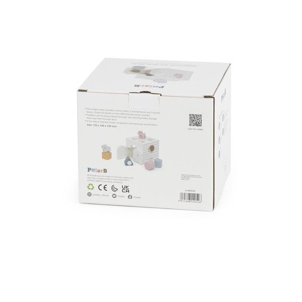 PolarB Shape Sorter with Music Blocks - PolarB