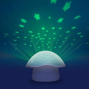 Pabobo nakts lampiņa / projektors ar mūziku / balto skaņu Blue - Pabobo