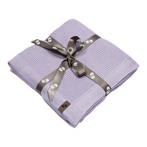Nordbaby Knitted bamboo blanket 100x80cm, Bambi Lavender - Nordbaby