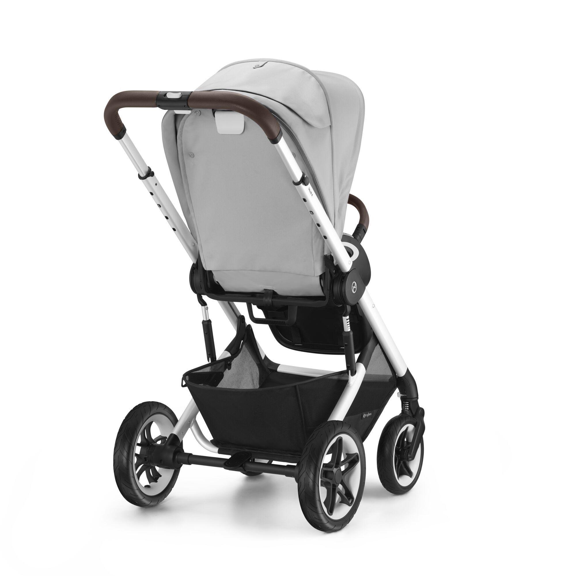 cybex GOLD Carro de bebé Talos S Lux Silver Lava Grey 