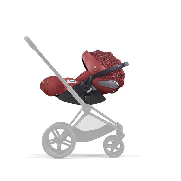 Cybex Priam V4 vežimėlio komplektas 4in1 Fashion Rockstar - Cybex