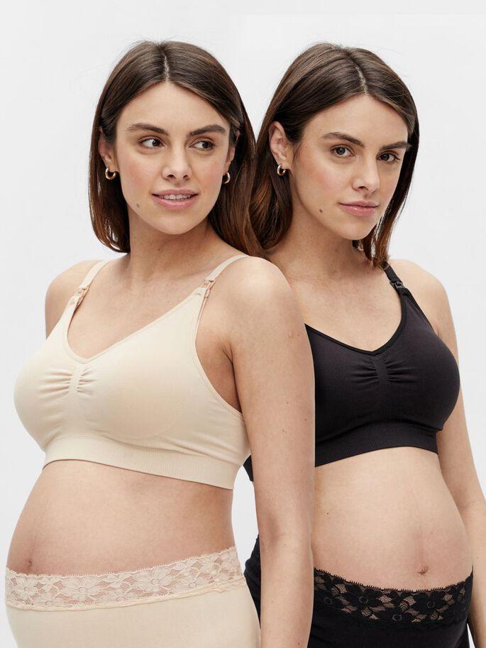 Mamalicious Maternity nursing lace bra in black