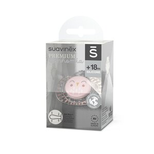 Suavinex soother natural +18 Bonhomia Pink - Suavinex