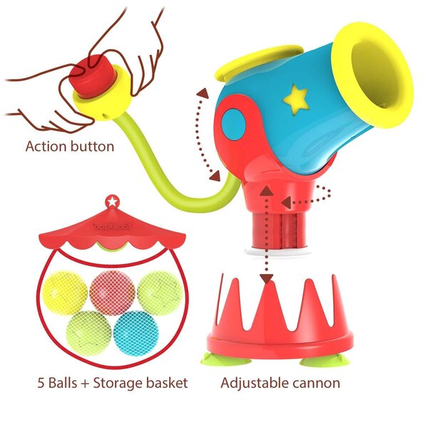Yookidoo vonios žaislas Ball Blaster Water Cannon - Yookidoo