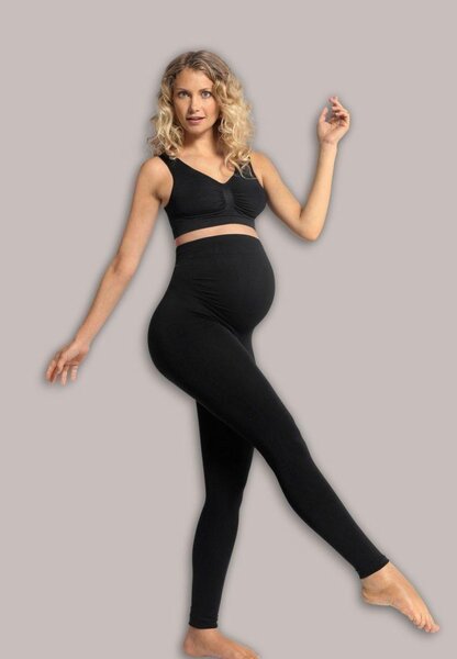 Carriwell Maternity Support Leggings Recycled Black M - Carriwell