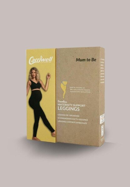 Carriwell Maternity Support Leggings Recycled Black M - Carriwell