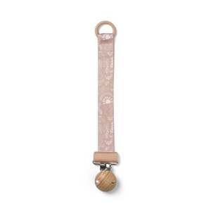 Elodie Details Pacifier Clip Wood Monkey Sunrise Pink - Elodie Details
