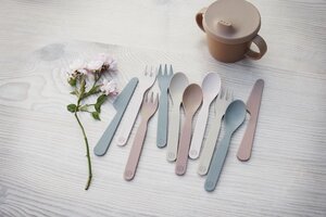 Elodie Details Childrens cutlery Pure Khaki - Elodie Details