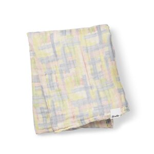 Elodie Details Crinkled Blanket 120x120cm, Pastel Braids   - Elodie Details