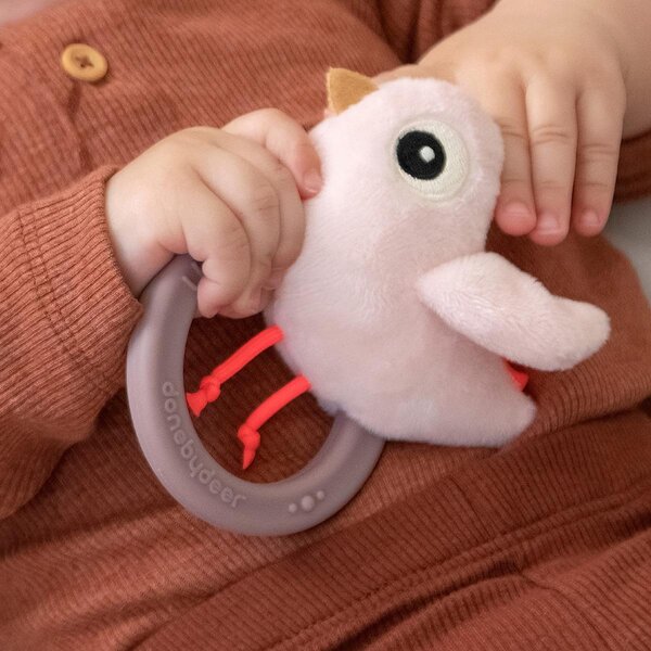 Done by Deer sensory rattle with teether Birdee  - Done by Deer