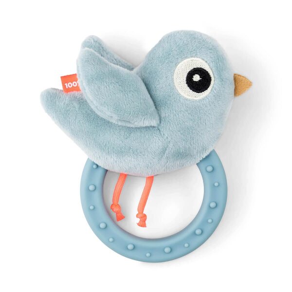 Done by Deer sensory rattle with teether Birdee Blue - Done by Deer