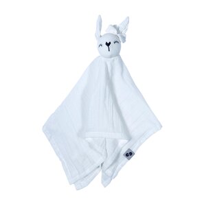 Nordbaby Muslin Cuddle Cloth Bunny, Natural White - Nordbaby