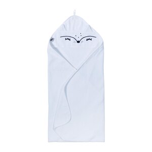 Nordbaby полотенце с капюшоном 100x100cm, Wox White Fox - Nordbaby