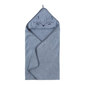 Nordbaby hooded towel 100x100cm, Wox Grey Fox - Nordbaby