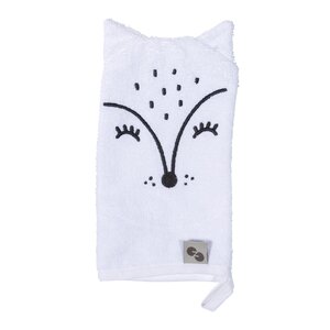 Nordbaby wash cloth Foxoth, White Fox - Nordbaby