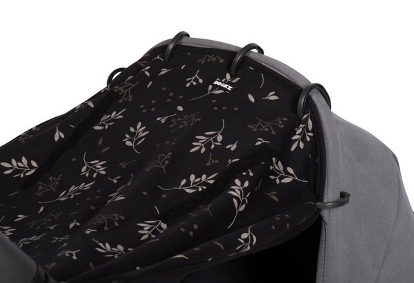 Dooky universal cover Romantic Leaves Black - Dooky