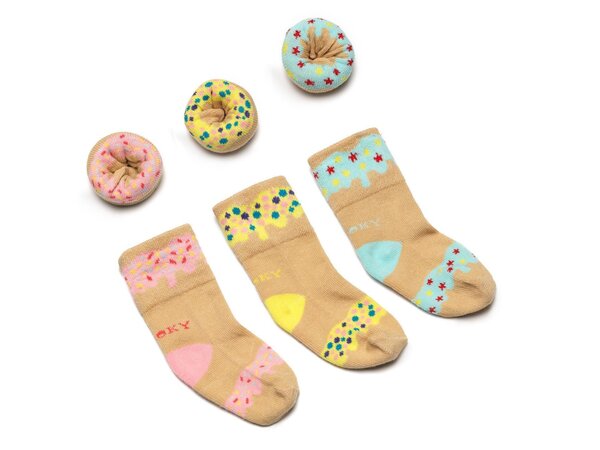 Dooky kojnės Donut Tutti frutti (3 pairs) - Dooky