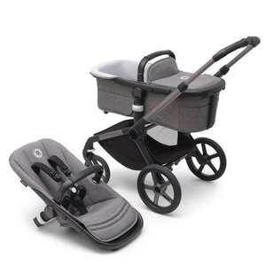 Bugaboo Fox 5 frame Graphite and style set Grey Melange - Bugaboo