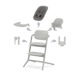 Cybex Lemo 4in1 highchair set Suede Grey - Cybex