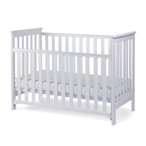 Nordbaby redeļu gultiņa ar nolaižamu malu Leolia 60x120 White - Nordbaby