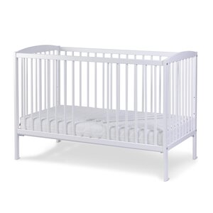 Nordbaby Cot Lassio 60x120 White - Nordbaby