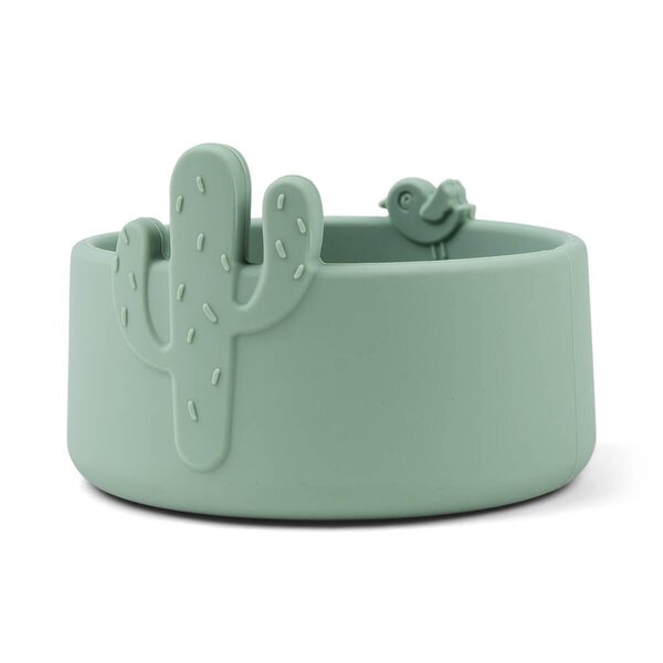 Done by Deer Silicone bowl set 2 pcs Lalee Sand/Green - Done by Deer