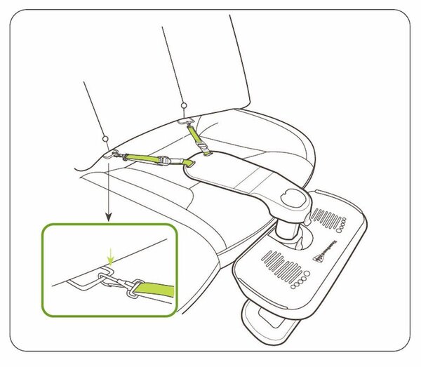 car seat footrest KneeGuardKids 4 - KneeGuardKids