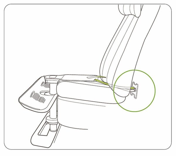 KneeGuardKids 4 car seat footrest  - KneeGuardKids
