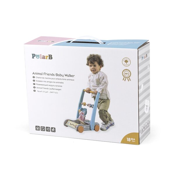 PolarB Animal Friends Baby Walker - PolarB