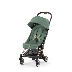 Cybex Coya vežimėlis Leaf Green, rose gold važiuoklė - Cybex