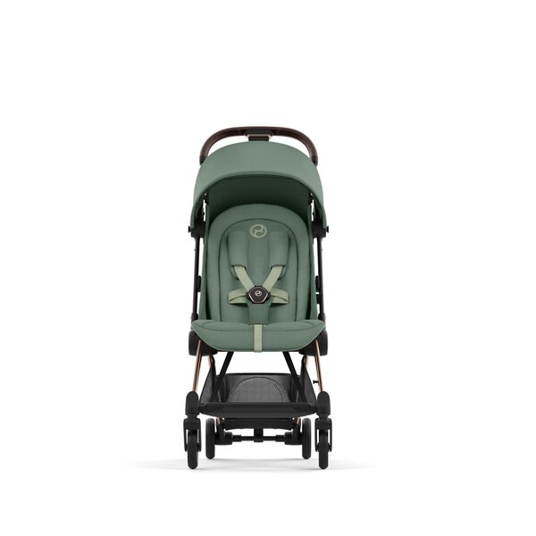 Cybex Coya vežimėlis Leaf Green, rose gold važiuoklė - Cybex