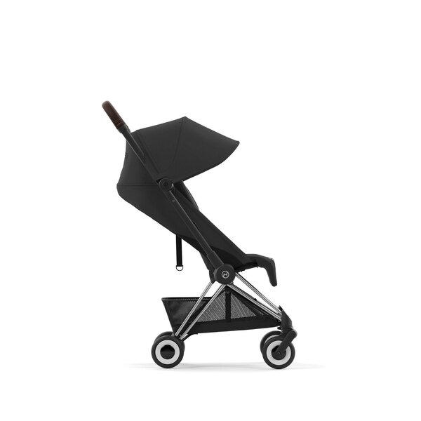 Cybex Coya прогулочная коляска Sepia Black, chrome brown frame  - Cybex