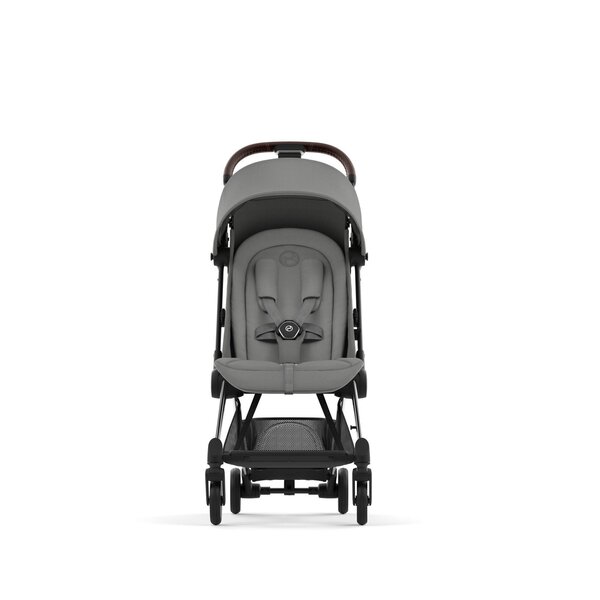 Cybex Coya прогулочная коляска Mirage Grey, chrome brown frame  - Cybex