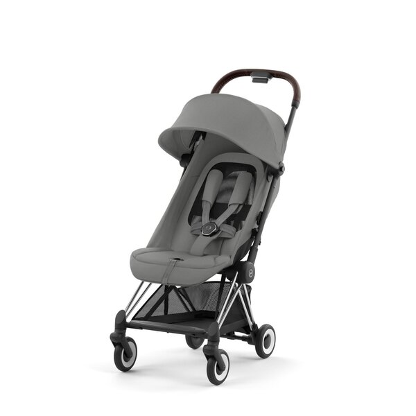 Cybex Coya kergkäru Mirage Grey, chrome brown raamiga - Cybex